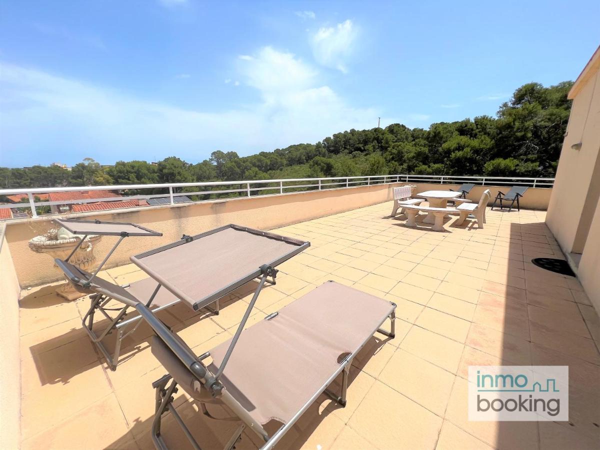 Atico Green , Con Piscina , Barbacoa Y Parking 萨洛 外观 照片